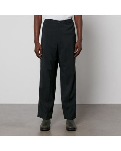 Our Legacy Luft Shell Straight-Leg Trousers - Grey