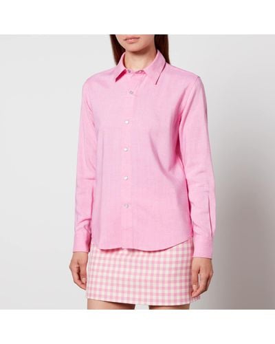Ami Paris Western Gauze Shirt - Pink