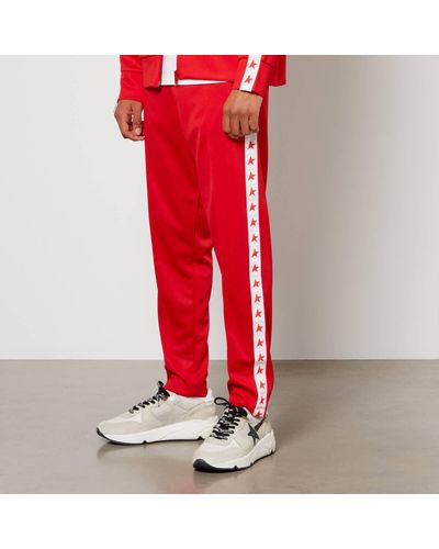 Golden Goose Star Stripe Shell Joggers - Red