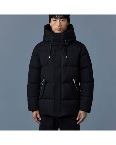 Mackage Graydon Quilted Shell Coat - Blue