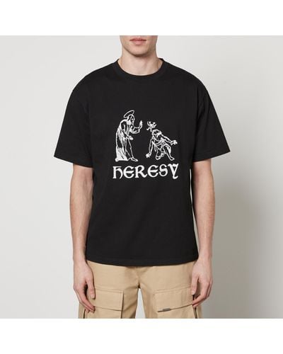 Heresy Demons Out Cotton-Jersey T-Shirt - Black