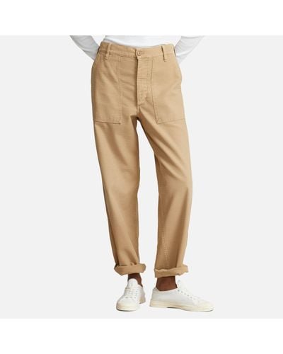 Polo Ralph Lauren Military Cotton Pants - Natural