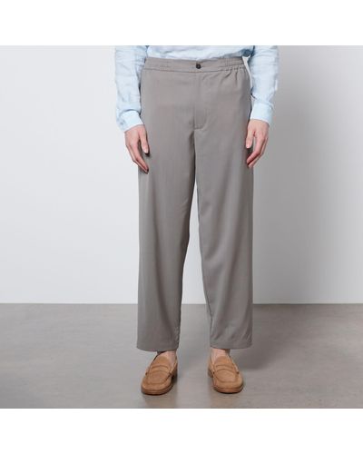 Barena Ameo Tropical Wool Pants - Gray