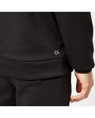 calvin klein tape fleece overhead hoodie