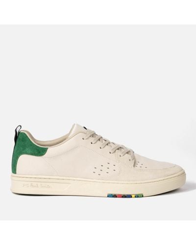 PS by Paul Smith Cosmo Leather Basket Sneakers - Natural