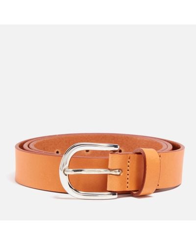 Isabel Marant Zap Leather Belt - Orange