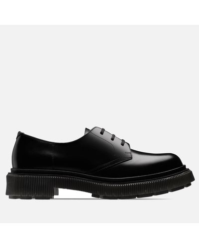 Adieu Type 132 Leather Derby Shoes - Black