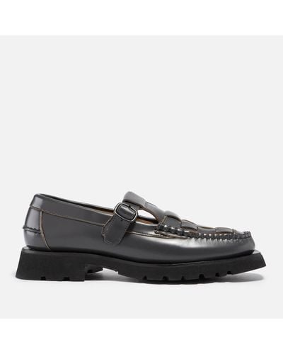 Hereu Soller Sport Leather Loafers - Gray