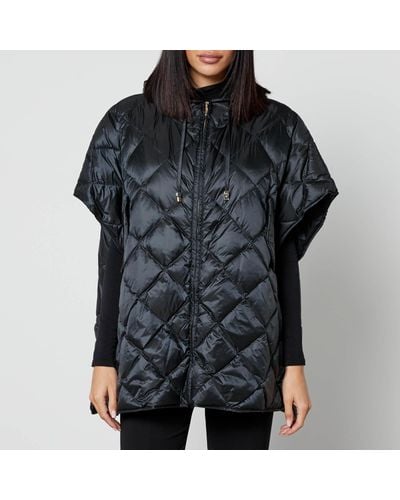 Max Mara The Cube Treman Quilted Shell Down Vest - Black