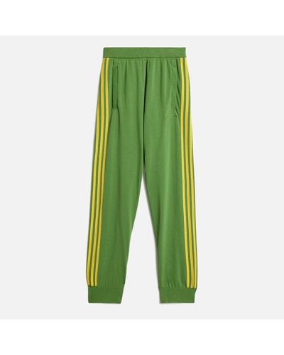 adidas Cotton-Jersey Track Pants - Green