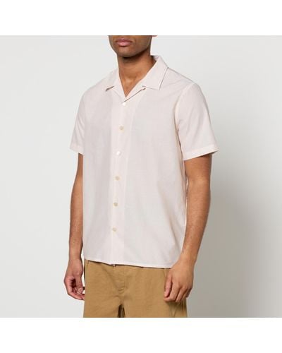 PS by Paul Smith Cotton And Linen-Blend Shirt - White