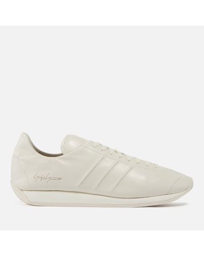 Y-3 Country Leather Sneakers - White