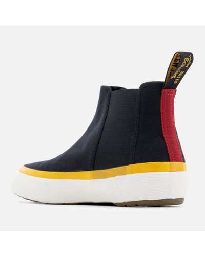 Dr. Martens Phoebe Canvas Low Boots in Black | Lyst