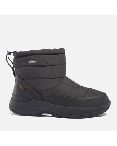 Suicoke Padded Nylon And Synthetic Bower Boots - Black