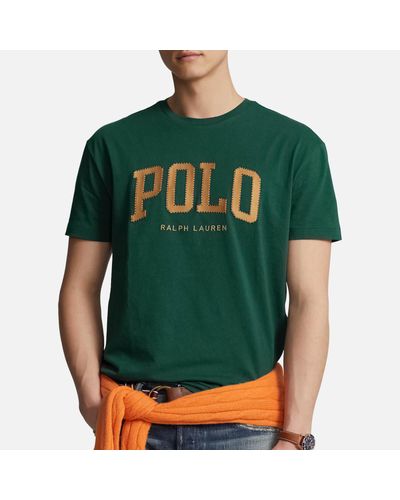 Polo Ralph Lauren Logo Cotton-Jersey T-Shirt - Green