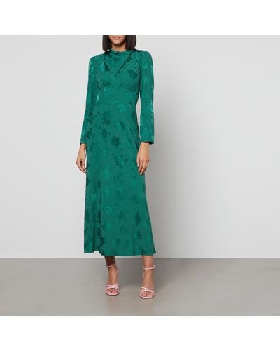 RIXO London Women's Ginger Dress - Green