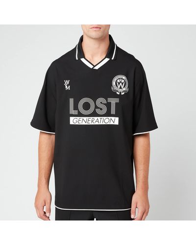 WOOYOUNGMI Lost Generation Football Shirt - Black