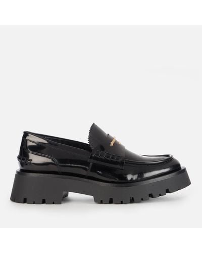 Alexander Wang Carter Leather Loafers - Black