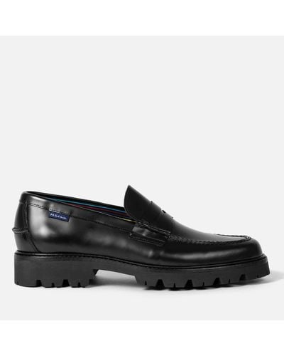 PS by Paul Smith Bolzano Leather Loafers - Black