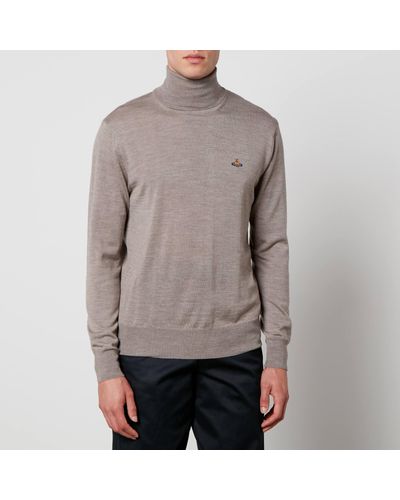 Vivienne Westwood Wool Turtleneck Sweater - Gray