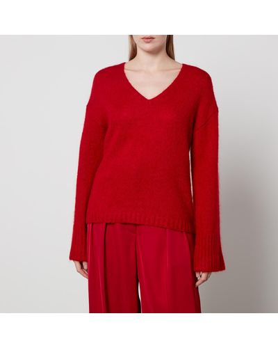 By Malene Birger Cimone Knitted Sweater - Red