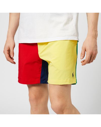 Polo Ralph Lauren Prepster Colour Block Swim Shorts - Multicolour