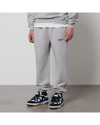 Represent Owner'S Club Cotton-Jersey Sweatpants - Gray