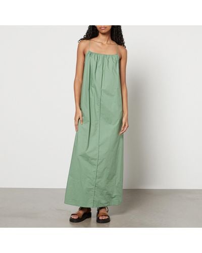 By Malene Birger Lanney Organic Cotton Maxi Dress - Green