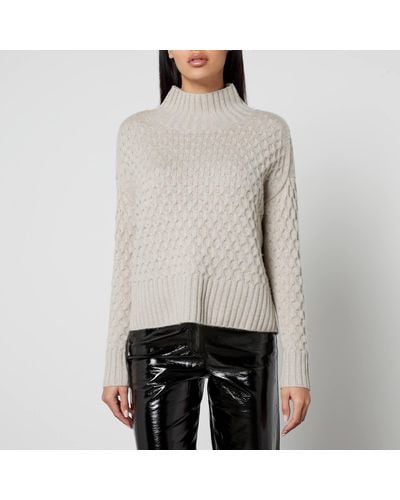 Max Mara Studio Valdese Wool And Cashmere-Blend Sweater - Gray