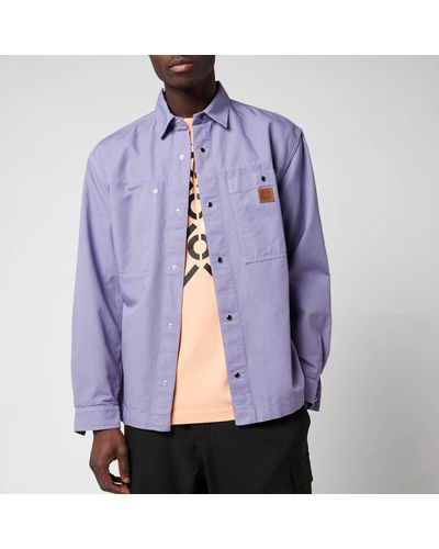 KENZO Snap Overshirt - Purple