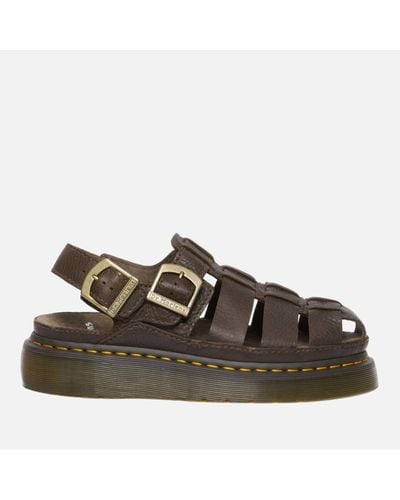 Dr. Martens Archive Fisherman Leather Sandals - Brown