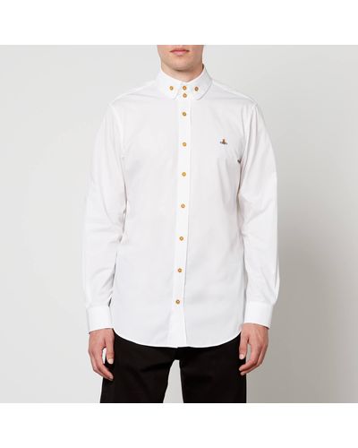Vivienne Westwood Krall Cotton-Poplin Shirt - White