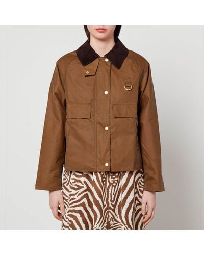 Barbour X House of Hackney Balcome Waxed-cotton Jacket - Brown