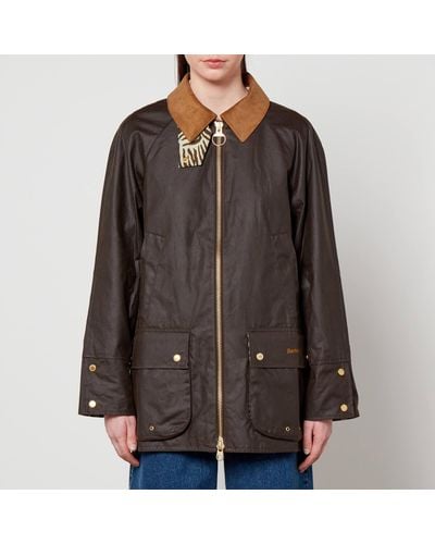 Barbour X House of Hackney Waxed-cotton Coat - Green