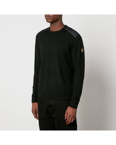 Belstaff Kerrigan Merino Wool Sweater - Black