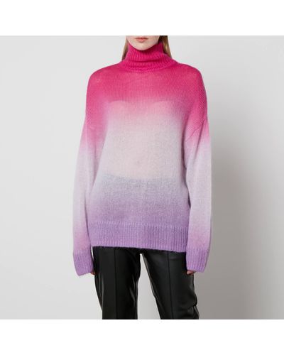 Samsøe & Samsøe Juliette Knit Turtleneck Sweater - Purple