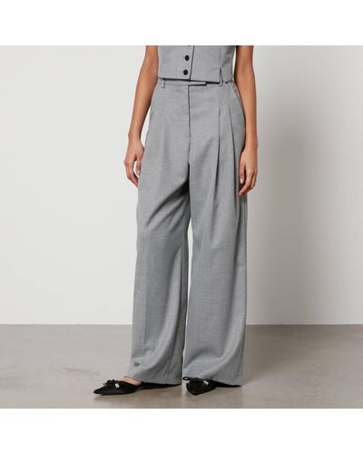 By Malene Birger Cymbaria Woven Trousers - Grey