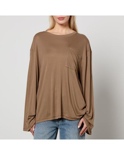 By Malene Birger Fayeh Lyocell Top - Brown