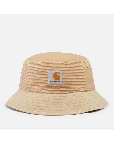 Carhartt Medley Canvas And Corduroy Bucket Hat - Natural