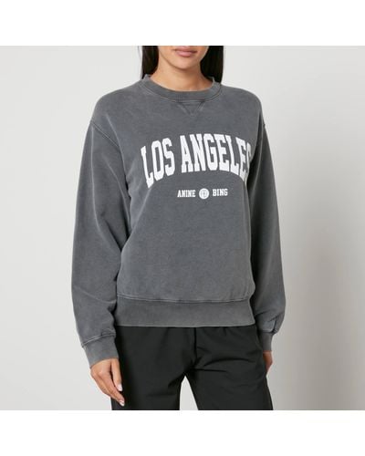 Anine Bing Ramona Los Angeles Cotton Sweatshirt - Black