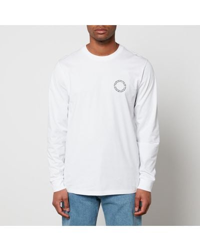 MKI Miyuki-Zoku Circle Cotton-Jersey T-Shirt - White