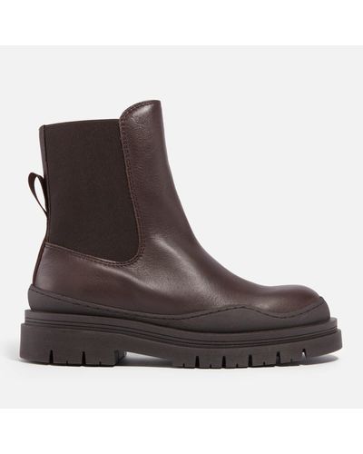 See By Chloé Alli Leather Chelsea Boots - Brown