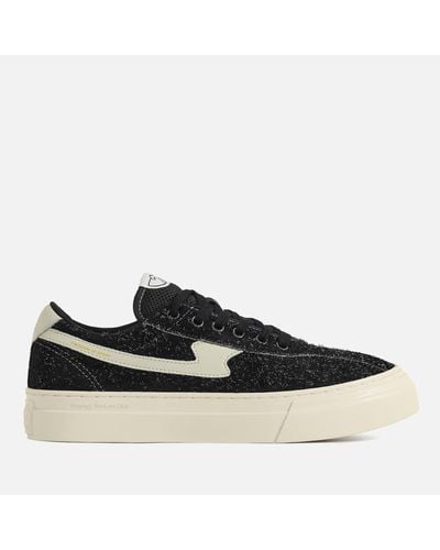 Stepney Workers Club Dellow S-Strike Brushed Suede Trainers - Black
