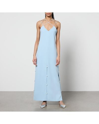 Stine Goya Christabel Crepe Dress - Blue