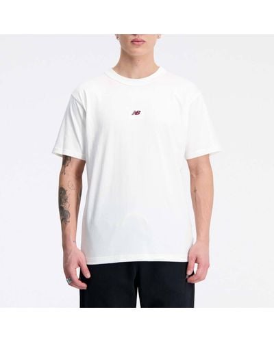 New Balance Athletics Remastered Graphic Cotton-Jersey T-Shirt - White