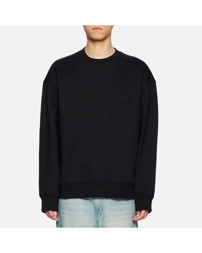 WOOYOUNGMI Jellyfish Logo Cotton-Jersey Sweatshirt - Black