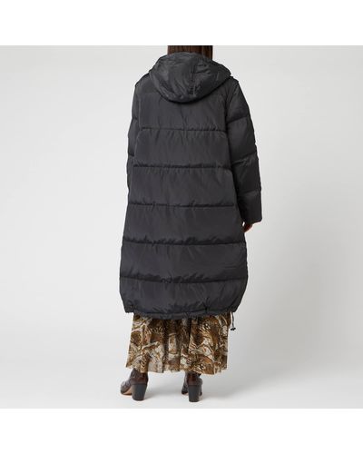 tech down jacket ganni