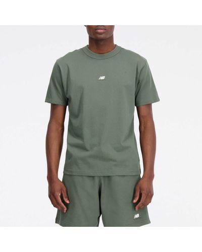 New Balance Athletics Remastered Graphic Cotton-Jersey T-Shirt - Green