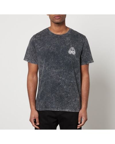 Moose Knuckles Philippe Cotton-Jersey T-Shirt - Gray