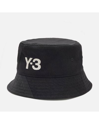 Y-3 Nylon Canvas Bucket Hat - Black